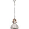 Hänglampa industriell 25 W silver rund 30 cm E27 vidaXL ⌀30 cm – miniatyr 4