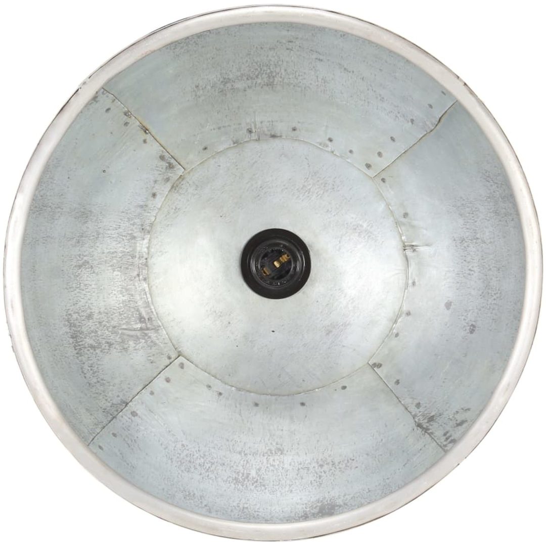 Hänglampa industriell 25 W silver rund 30 cm E27 vidaXL ⌀30 cm – bild 8