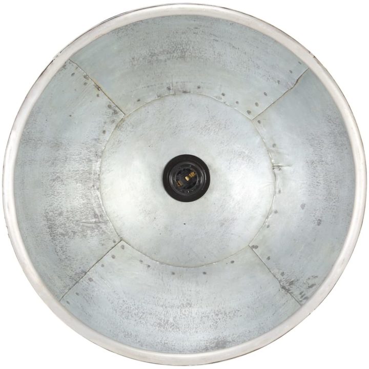 Hänglampa industriell 25 W silver rund 30 cm E27 vidaXL ⌀30 cm – bild 8