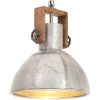 Hänglampa industriell 25 W silver rund 30 cm E27 vidaXL ⌀30 cm – miniatyr 1