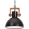 Hänglampa industriell 25 W svart rund 30 cm E27 vidaXL ⌀30 cm – miniatyr 3