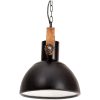 Hänglampa industriell 25 W svart rund 30 cm E27 vidaXL ⌀30 cm – miniatyr 4