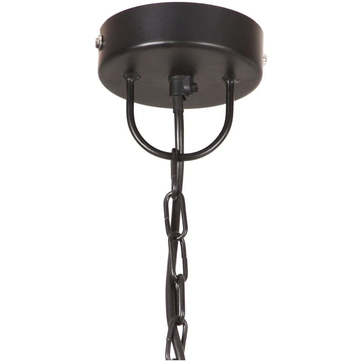 Hänglampa industriell 25 W svart rund 30 cm E27 vidaXL ⌀30 cm – bild 7