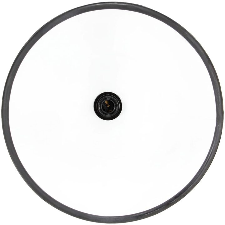 Hänglampa industriell 25 W svart rund 30 cm E27 vidaXL ⌀30 cm – bild 8