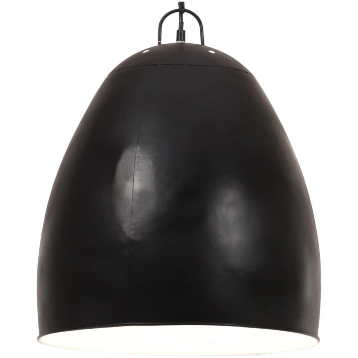Hänglampa industriell 25 W svart rund 42 cm E27 vidaXL ⌀42 cm – bild 2