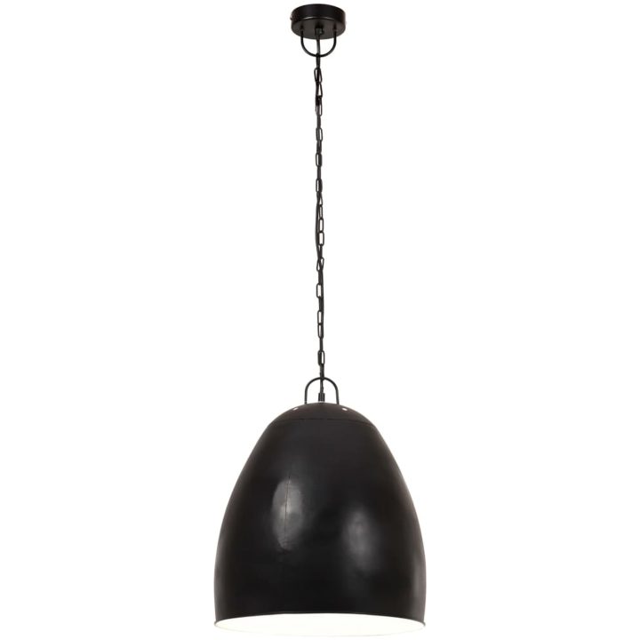 Hänglampa industriell 25 W svart rund 42 cm E27 vidaXL ⌀42 cm – bild 3