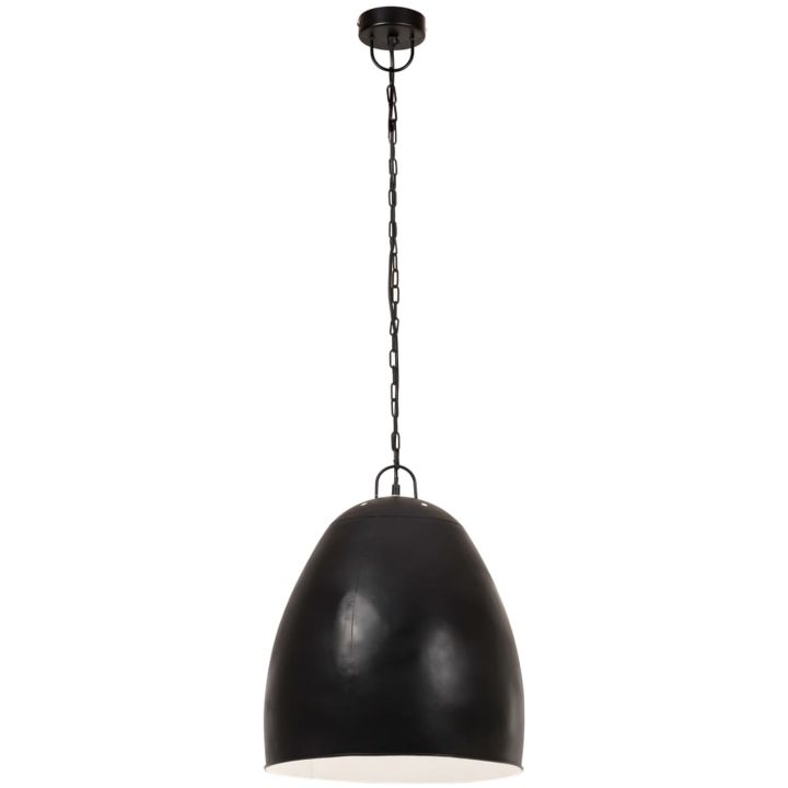 Hänglampa industriell 25 W svart rund 42 cm E27 vidaXL ⌀42 cm – bild 4