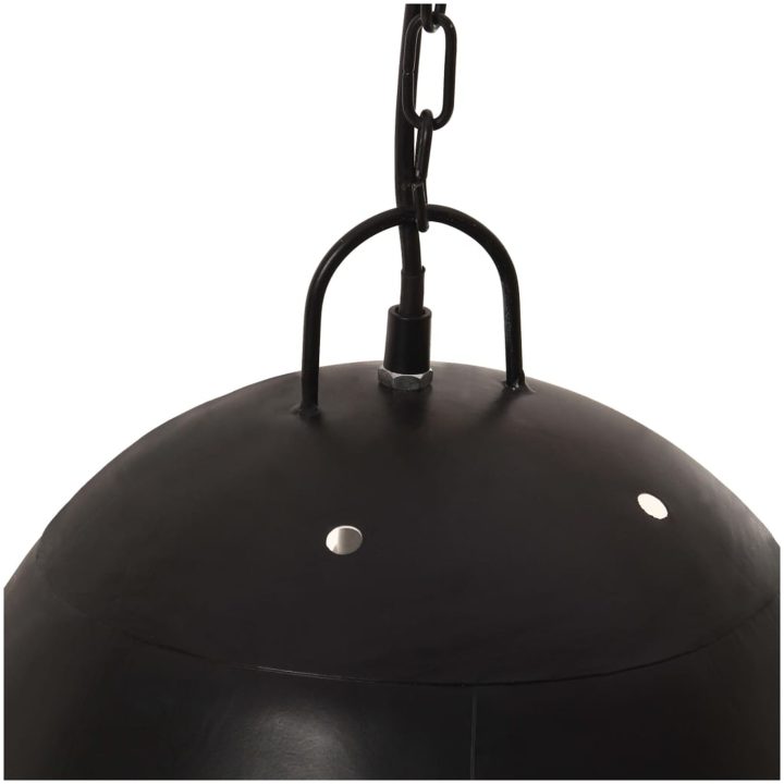 Hänglampa industriell 25 W svart rund 42 cm E27 vidaXL ⌀42 cm – bild 7