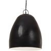 Hänglampa industriell 25 W svart rund 42 cm E27 vidaXL ⌀42 cm – miniatyr 1