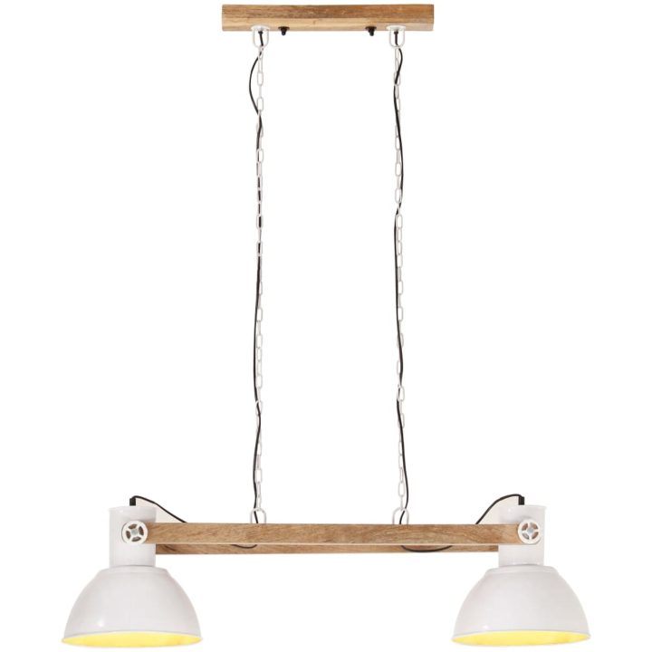 Hänglampa industriell 25 W vit 109 cm E27 vidaXL – bild 3