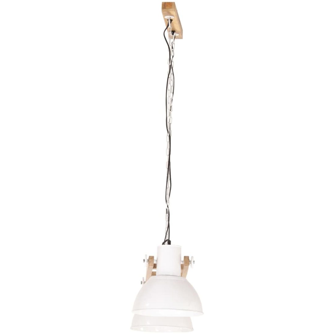 Hänglampa industriell 25 W vit 109 cm E27 vidaXL – bild 5