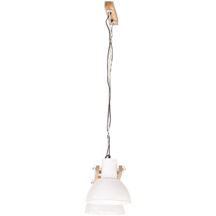 Hänglampa industriell 25 W vit 109 cm E27 vidaXL – bild 5