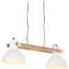 Hänglampa industriell 25 W vit 109 cm E27 vidaXL – miniatyr 6