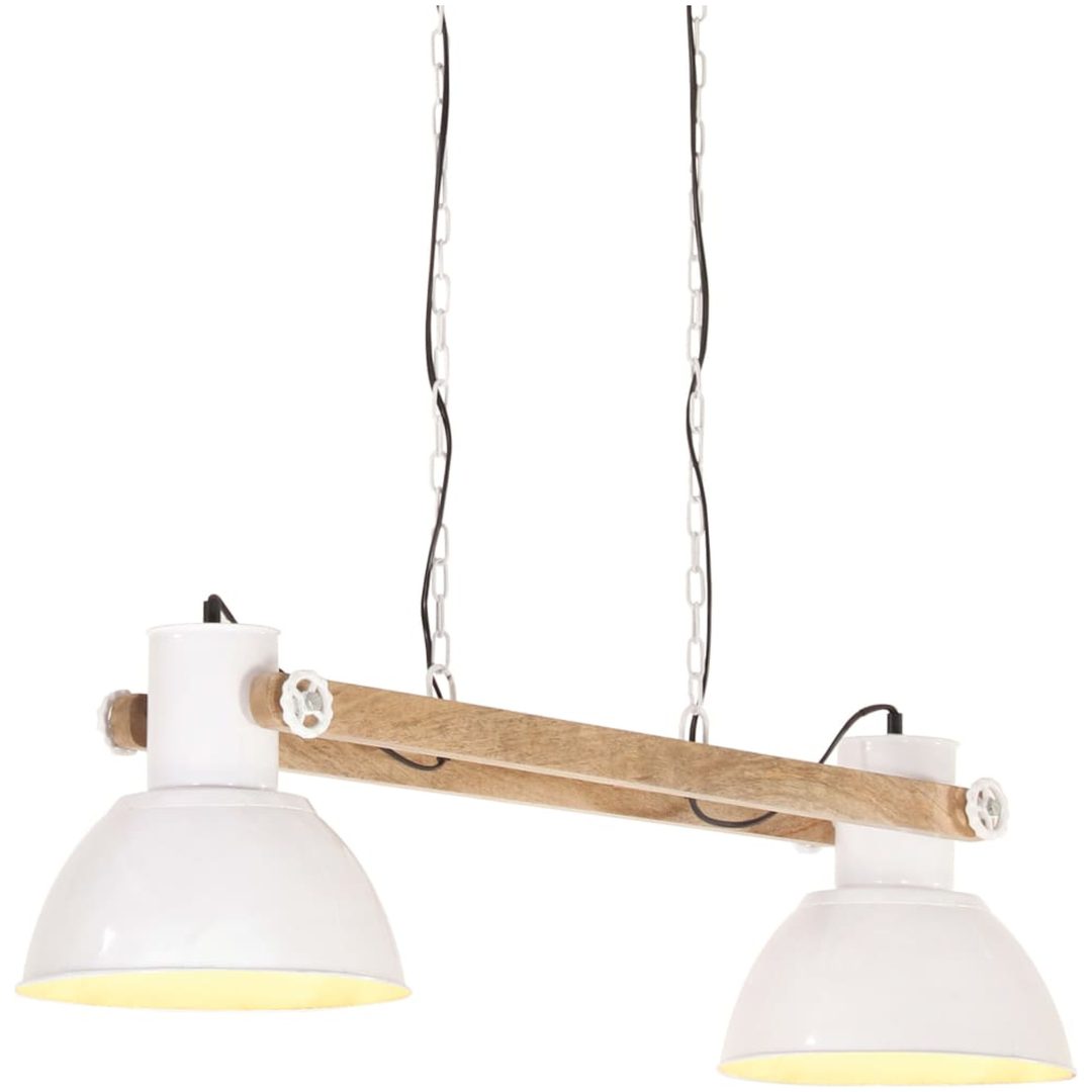 Hänglampa industriell 25 W vit 109 cm E27 vidaXL – bild 6
