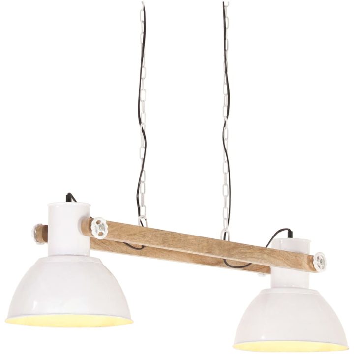 Hänglampa industriell 25 W vit 109 cm E27 vidaXL – bild 6