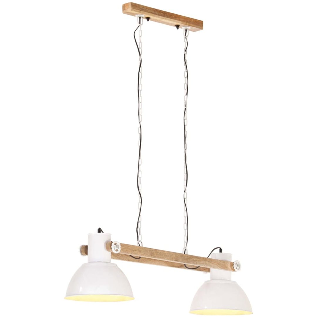 Hänglampa industriell 25 W vit 109 cm E27 vidaXL