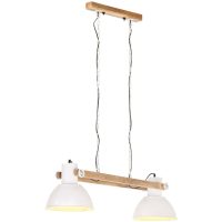 Hänglampa industriell 25 W vit 109 cm E27 vidaXL