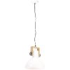 Hänglampa industriell 25 W vit rund 30 cm E27 vidaXL ⌀30 cm – miniatyr 5