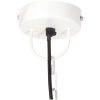 Hänglampa industriell 25 W vit rund 30 cm E27 vidaXL ⌀30 cm – miniatyr 7