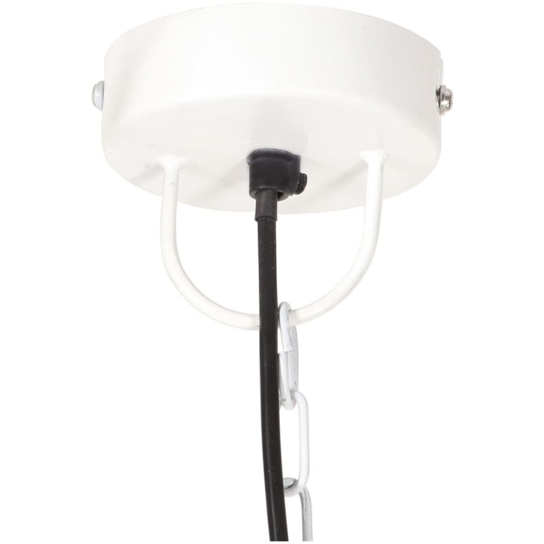Hänglampa industriell 25 W vit rund 30 cm E27 vidaXL ⌀30 cm – bild 7