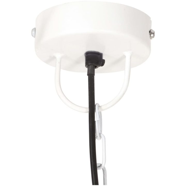 Hänglampa industriell 25 W vit rund 30 cm E27 vidaXL ⌀30 cm – bild 7