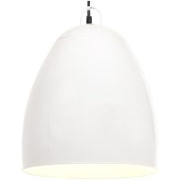 Hänglampa industriell 25 W vit rund 42 cm E27 vidaXL