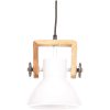 Hänglampa industriell 25 W vit rund E27 vidaXL ⌀19 cm – miniatyr 3
