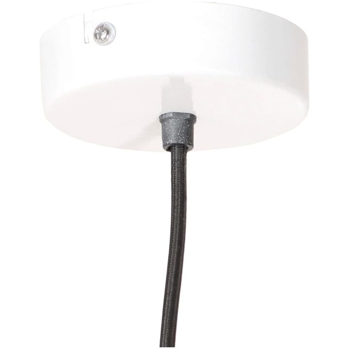 Hänglampa industriell 25 W vit rund E27 vidaXL ⌀19 cm – bild 7