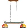 Hänglampa industriell vintage 25 W flerfärgad rund 111 cm E27 vidaXL – miniatyr 3