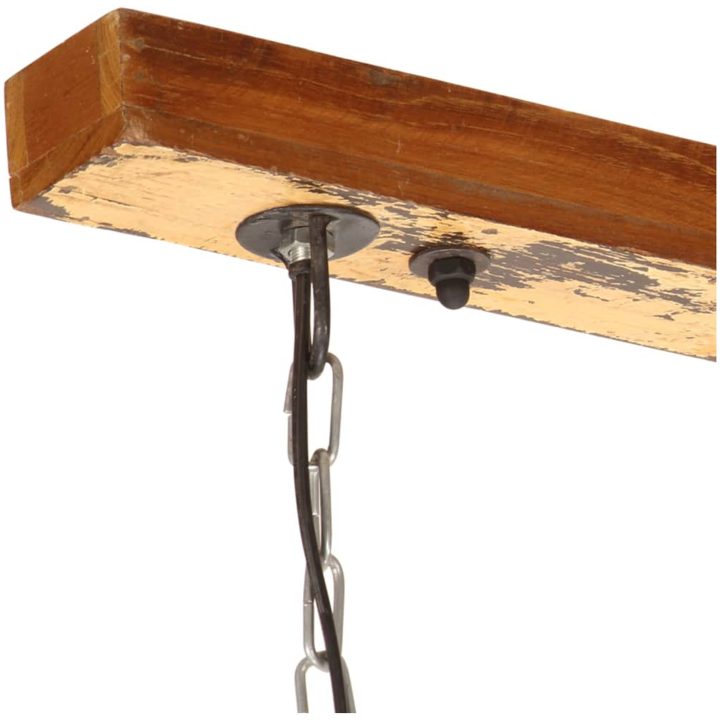 Hänglampa industriell vintage 25 W flerfärgad rund 111 cm E27 vidaXL – bild 4