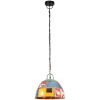 Hänglampa industriell vintage 25 W flerfärgad rund 31 cm E27 vidaXL Φ 31 cm – miniatyr 3