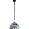 Hänglampa industriell vintage 25 W flerfärgad rund 41 cm E27 vidaXL Φ 41 cm – miniatyr 3