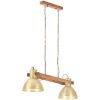 Hänglampa industriell vintage 25 W mässing 109 cm E27 vidaXL – miniatyr 2
