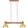 Hänglampa industriell vintage 25 W mässing 109 cm E27 vidaXL – miniatyr 3