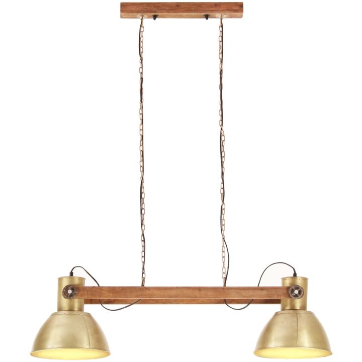 Hänglampa industriell vintage 25 W mässing 109 cm E27 vidaXL – bild 3