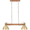 Hänglampa industriell vintage 25 W mässing 109 cm E27 vidaXL – miniatyr 4