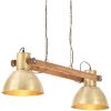 Hänglampa industriell vintage 25 W mässing 109 cm E27 vidaXL – miniatyr 5