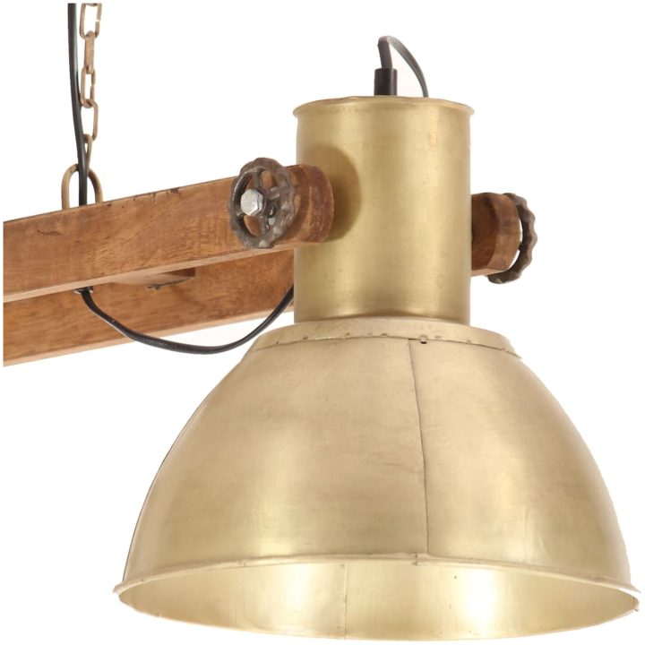 Hänglampa industriell vintage 25 W mässing 109 cm E27 vidaXL – bild 7