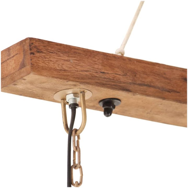 Hänglampa industriell vintage 25 W mässing 109 cm E27 vidaXL – bild 8
