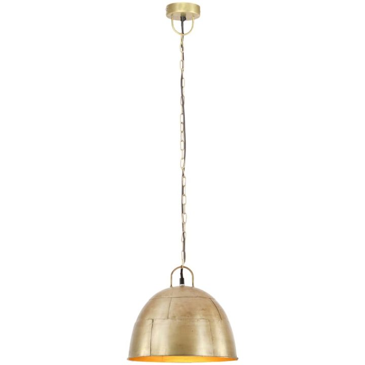 Hänglampa industriell vintage 25 W mässing rund 31 cm E27 vidaXL Φ 31 cm – bild 2