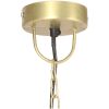 Hänglampa industriell vintage 25 W mässing rund 31 cm E27 vidaXL Φ 31 cm – miniatyr 4