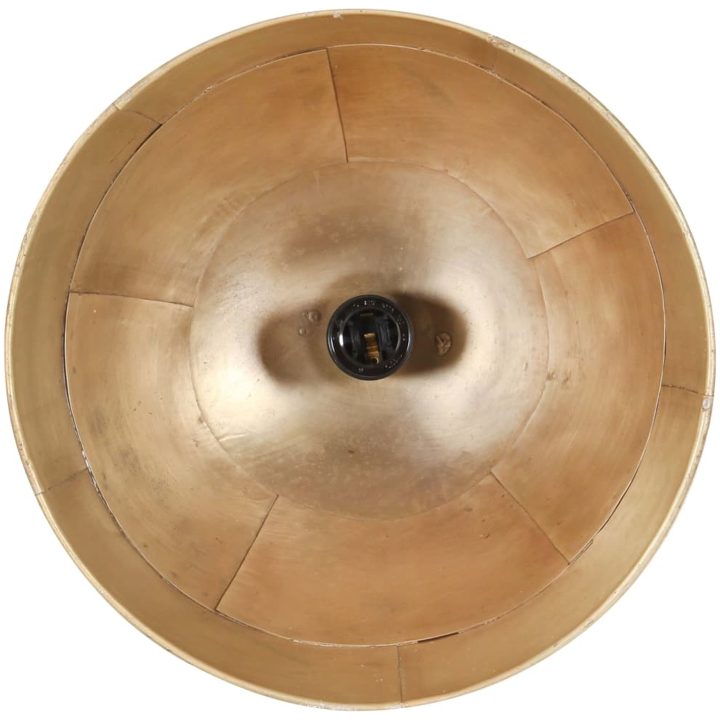 Hänglampa industriell vintage 25 W mässing rund 31 cm E27 vidaXL Φ 31 cm – bild 5