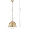 Hänglampa industriell vintage 25 W mässing rund 31 cm E27 vidaXL Φ 31 cm – miniatyr 8