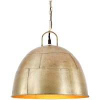 Hänglampa industriell vintage 25 W mässing rund 31 cm E27 vidaXL