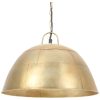 Hänglampa industriell vintage 25 W mässing rund 41 cm E27 vidaXL Φ 41 cm – miniatyr 2
