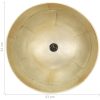 Hänglampa industriell vintage 25 W mässing rund 41 cm E27 vidaXL Φ 41 cm – miniatyr 10