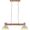 Hänglampa industriell vintage 25 W silver 109 cm E27 vidaXL – miniatyr 2