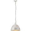 Hänglampa industriell vintage 25 W silver rund 31 cm E27 vidaXL Φ 31 cm – miniatyr 2