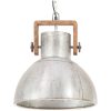Hänglampa industriell vintage 25 W silver rund 40 cm E27 vidaXL ⌀40 cm – miniatyr 5