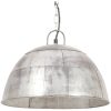 Hänglampa industriell vintage 25 W silver rund 41 cm E27 vidaXL Φ 41 cm – miniatyr 2